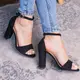 Женские босоножки Fashion Prominent 3106 39 размер 25 см Черный