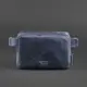 Кожаная поясная сумка Dropbag Mini синяя