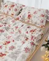 Постільна білизна плюшева євро Dushka Home 20743 200х220 см