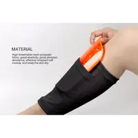 Щитки футбольные дышащие с рукавами для голени CZST-236 Size:S, оранжевые