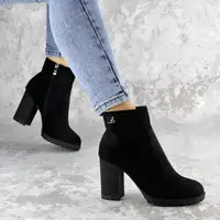 Ботильйони жіночі Fashion Skid 2232 36 розмір 23,5 см Чорний