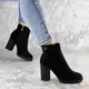 Ботильоны женские Fashion Skid 2232 40 размер 25,5 см Черный