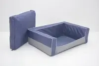 Диван для собак Гармонія синій №5 700*100*230