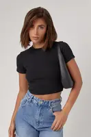 Трикотажна футболка Massimo Dutti - чорний цвет, L