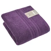 Махровий рушник Aqua fiber Premium 70*140 фіолетовий