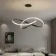 Люстра светодиодная подвесная LED светильник для квартиры на потолок лэд 26995 Черный 40-140х100х100 см.