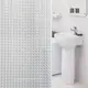 Штора для душа Tatkraft Chrystal 3D эффект с кольцами 12 шт 180X180 см 18129