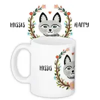 Кружка с принтом Missis happy 330 мл KR_18L063