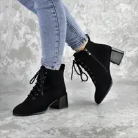 Черевики жіночі Fashion Tootsie 2420 37 розмір 24 см Чорний
