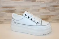 Кроссовки женские белые Т1240