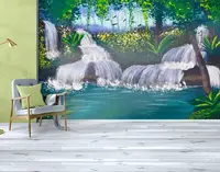 Фотообои текстурированные, виниловые Водопады, 250х380 см, fo01inV_wf00343