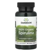 Certified Organic Spirulina 500mg - 180 tabs