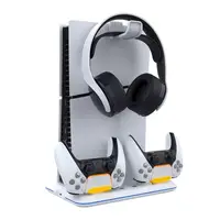 Док-станция Ipega Charge stand for PS5 Slim Disc/Digital PG-P5S020W |RGB, Fan, USB/Type-C|