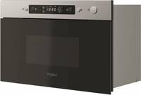 Вбудована мікрохвильова піч Whirlpool MBNA910X 22 л сіра