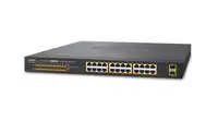 Гигабитный коммутатор 2 уровня Planet GSW-2620HP (24-Port 10/100/1000Mbps 802.3at PoE+)