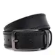 Мужской кожаный ремень Borsa Leather 115v1fx93-black
