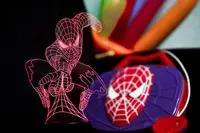 Сменная пластина для 3D светильников "Человек-паук" 3DTOYSLAMP