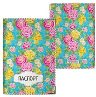 Обложка на паспорт Розочки PD_14M015_WH