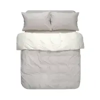 Постельное белье Lotus Home Washed cotton - Daften kahve-bej полуторный
