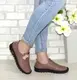Комфортные женские коричневые туфли из натуральной кожи.