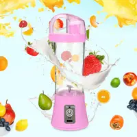 Портативный USB блендер Juicer QL-602 (5293) Салатовый Розовый
