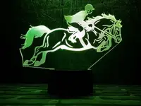 Змінна пластина для 3D-світильників "Конний спорт" 3DTOYSLAMP