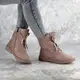 Ботинки женские зимние Fashion Arun 2328 37 размер 24 см Розовый