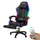 Кресло геймерское с подсветкой Hanert G-Force Black + RGB