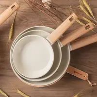 Набор сковородок Bergner Naturally BG-34741-CR 18/22/24 см 3 предмета бежевый