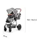 Универсальная коляска 3 в 1 Kinderkraft Veo Gray KKWVEOGRY30000