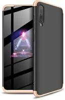 Чехол-накладка GKK 3 in 1 Hard PC Case Samsung Galaxy A70 Gold/Black