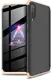 Чехол-накладка GKK 3 in 1 Hard PC Case Samsung Galaxy A70 Gold/Black