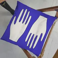 Подушка на стул с завязками Ладони 40x40x4 см (PZ_23F034)
