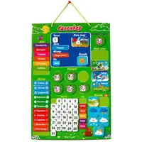 Детский магнитный календарь Vladi Toys, числа, погода, эмоции. Multicolor (151426)