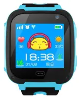 Дитячий розумний годинник з GPS UWatch Q9 з ліхтариком синій