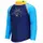 Лонгслив детский Zoggs Paper Shark Zip Sun Top UPF 50+ синий 6 лет