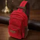 Компактный рюкзак из полиэстера с большим количеством карманов Vintage 22144 Бордовый