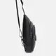 Мужской кожаный рюкзак через плечо Keizer K1612-6bl-black