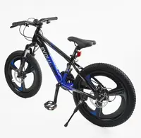 Детский спортивный велосипед 20" дюймов Corso Evolution EV-912 алюминиевая рама Shimano 21 скорость. Black and Blue (171455)