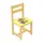 Детский стул Зайчик, дерево, высота 54 см. Yellow (67044)