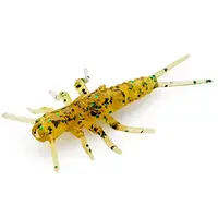 Stonefly 0.75" (12pcs.), #036 - Caramel/Green & Black