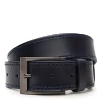 Мужской кожаный ремень Borsa Leather V1115FX13-navy