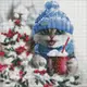 Алмазная мозаика "Зимняя радость" AMO7578 40х40 см