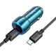 Адаптер автомобильный HOCO Type-C to Type-C Cable Tough dual port car charger Z48 |2Type-C, 40W/3A, PD/QC|