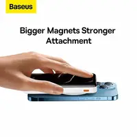 УМБ BASEUS Magnetic Bracket Wireless Fast Charge Power Bank 10000mAh | Type-C, 20W/3A, PD/QC| (PPCX000202)