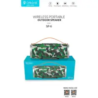 Акустика CELEBRAT TWS SP-6 | AUX/USB/TF/FM/BT5.0, 5W*2|