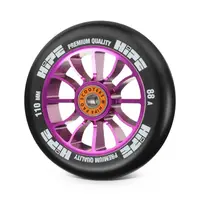 Колесо для трюкового самоката Hipe H01 110мм, Purple/Black