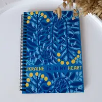 Скетчбук для эскизов и зарисовок Ukraine is in my heart 14,7х21 см 45 листов
