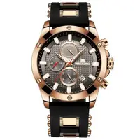 Часы мужские Megalith 0140M | Rubber Band Black