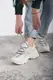 Кроссовки женские Fashion Umma 2634 40 размер 25 см Белый